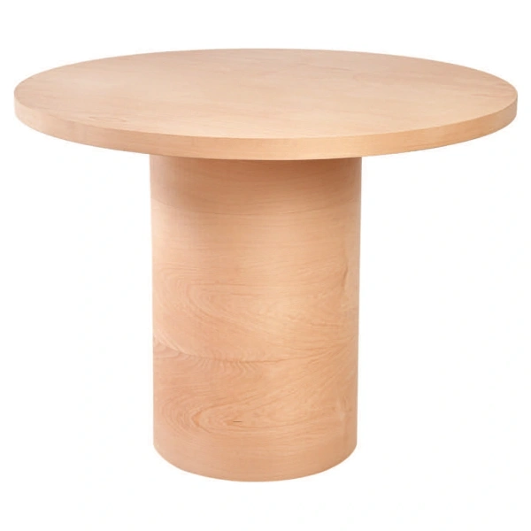 Cylindrical Round Table Beech