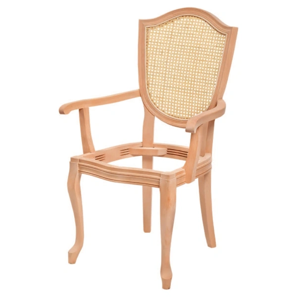Goblet Lükens With Arms Cane Chair