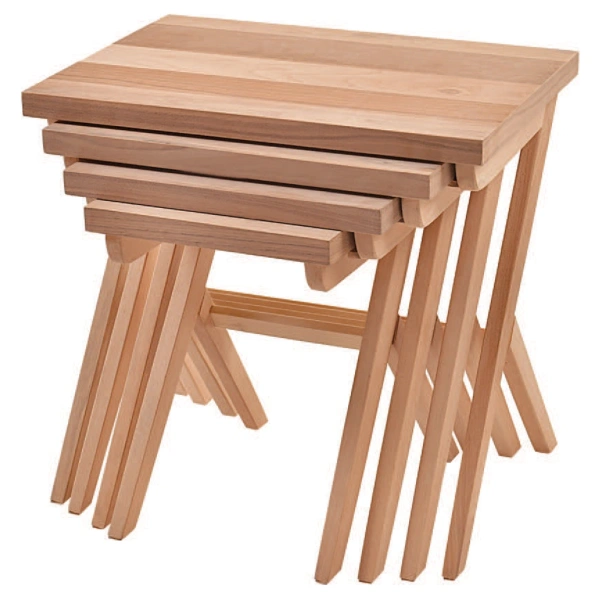 Z Nesting Table Walnut