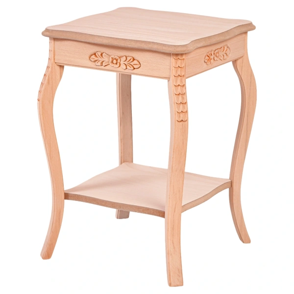 Sultan Square Carved Plant Stand