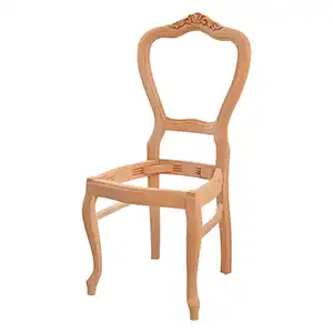 Klasik Lükens Oymalı Sandalye