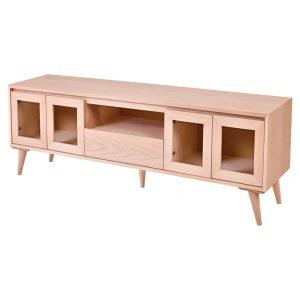 Retro Glass-Fronted TV Stand 180 cm