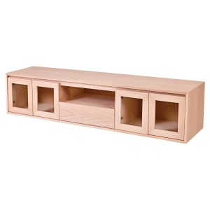 Retro Glass-Fronted TV Stand Without Base 180 cm