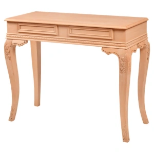 Rustic Carved Console Table 100 cm